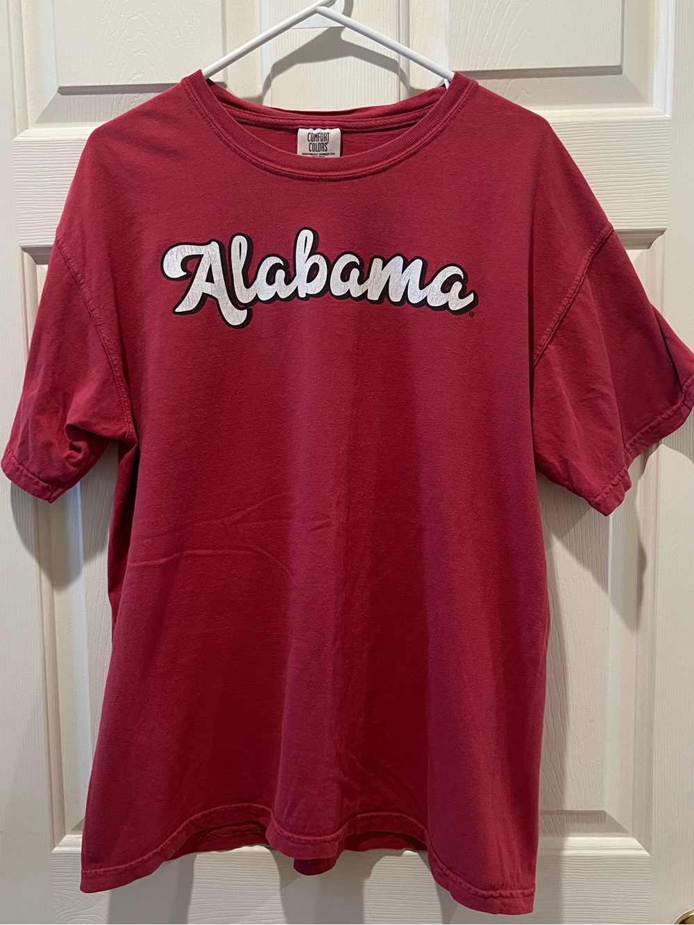 Alabama Crimson Tide T-Shirt Comfort Colors Size Large